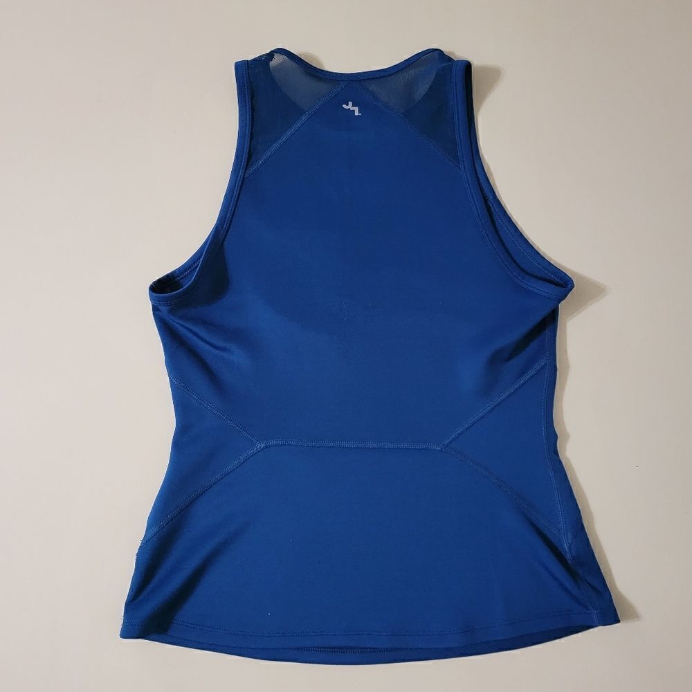 JoyLab Women's Blue Workout Tank Top with Mesh - Picture 12 of 12